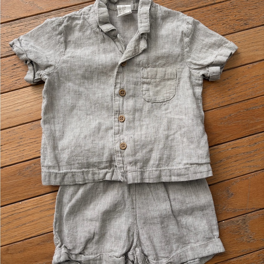 H&M Kids Matching Set in Gray